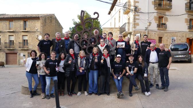 Los Master of Wine descubren en San Martín de Unx la esencia de “El vino de los Aromas”